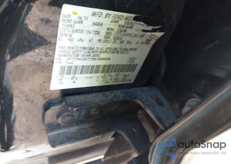 2011 Ford F-250 Lariat из США, поврежденный, VIN 1FT7W2BT7BEA66504